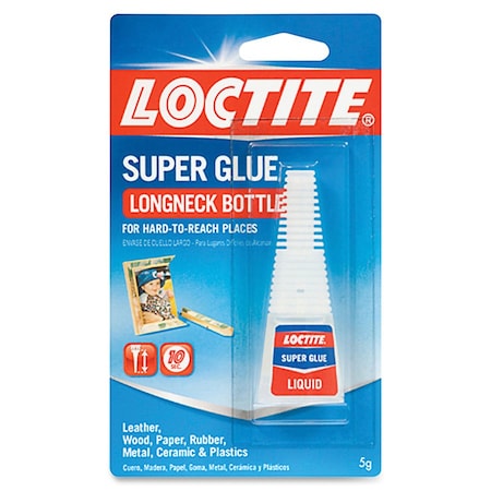 Loctite Super Glue, Clear, 0.18 fl oz 230992